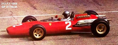 Gran Premio d'Italia 1966 - Prima fila per la Ferrari di Bandini