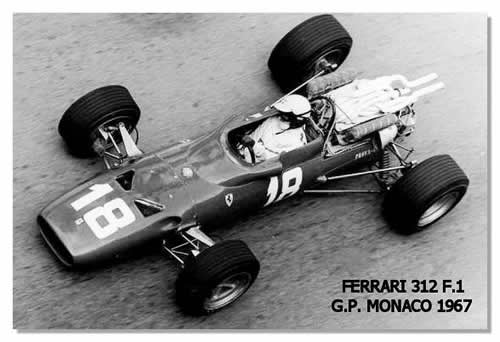 Bandini a Montecarlo nel 1967 con la 312 F1/67