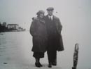 Enzo e moglie Laura Garello, sposata il 28 aprile 1923