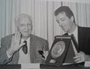Enzo e Piero Ferrari durante la riunione del Patto della Concordia - 1981 