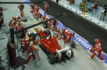 Pit Stop di Alonso nel GP di Singapore