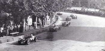 Circuito di Modena 1947 - Le fasi iniziali della gara.