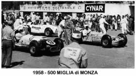 Partenza 500 Miglia di Monza 1958