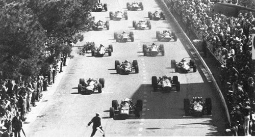 Partenza del Gran Premio di Monaco del 1967