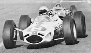 Lorenzo Bandini con la Ferrari della N.A.R.T. 