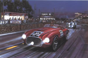 La 166 MM di Chinetti-Seldson a Le Mans nel 1949