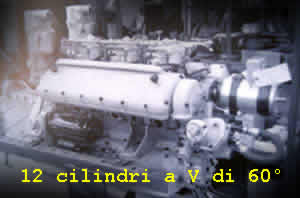 Motore Ferrari 12 cilindri a V di 60°