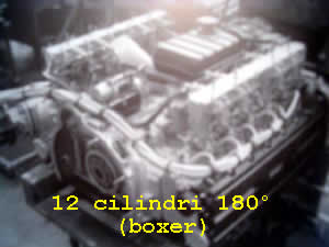 Motore Ferrari 12 cilindri  di 180° boxer
