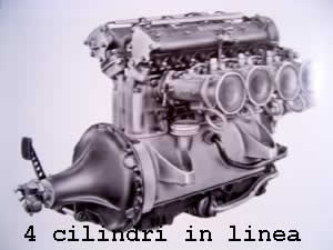 Motore Ferrari 4 cilindri in linea