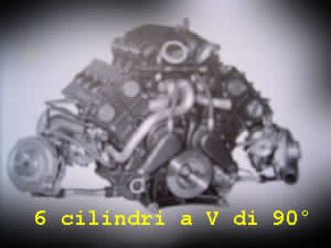 Motore Ferrari 6 cilindri a V di 90°