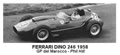 Ferrari Dino 246 - GP del Marocco  1958 - Phil Hill