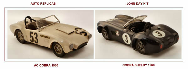 AC Cobra del 1960 di Auto replicas e Cobra Shelby di John Day