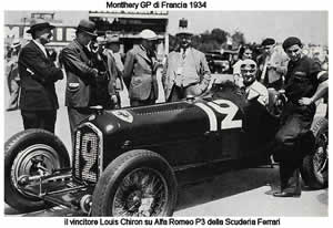 Louis Chiron su Alfa-Scuderia Ferrari
