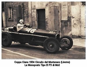Coppa Ciano 1934 - Moll in azione