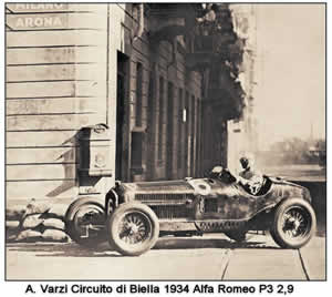 Achille Varzi al Circuito di Biella