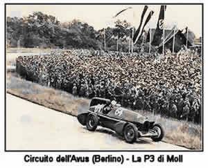 Guy Moll al Circuito dell'Avus  nel 1934