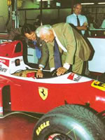 L'Avvocato Agelli con  Montezemolo nel 1993