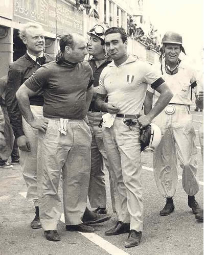 Fangio, Castellotti, Hawthorn, De Portago e Collins