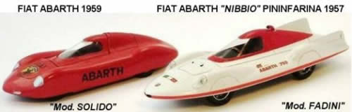 Fiat Abarth 1959 e Fiat Abarth Nibbio 1957