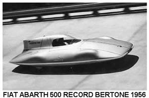 Fiat Abarth 500 Record Bertone 1956