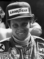 Niki Lauda: Campione del Mondo Piloti 1975,  1977 (Ferrari) e 1984 ( McLaren)