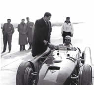 20 febbraio 1954  - Primo collaudo della D50 alla presenza di Gianni Lancia