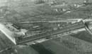 Foto aerea della fabbrica Ferrari nei primi anni 50