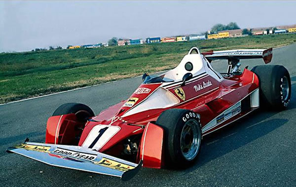 Presentazione a Fiorano nel dicembre 1975 della 312 T2