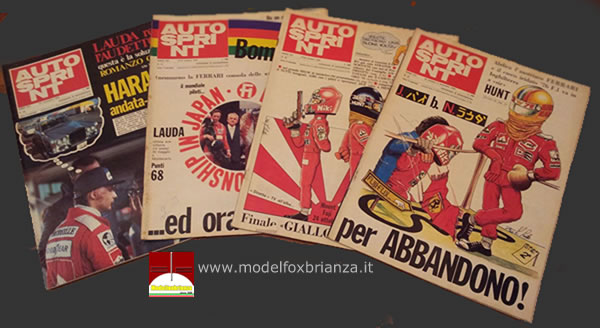 I numeri di Autosprint 1976 che descrivono il "caso Lauda"
