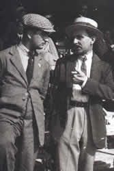 Enzo Ferrari e Vincenzo Florio nel 1919