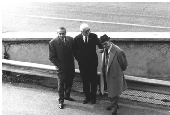 Enzo Ferrari all'Autodromo Nazionale di Monza