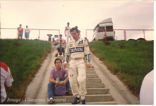 Riccardo Patrese a Budapest nel 1989