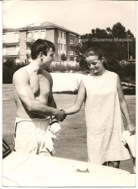 Giovanna con Chris Amon