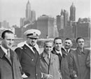 A bordo del Rex : Brivio, Nuvolari, 